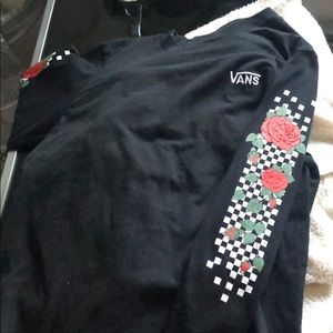 Long sleeve, black, vans
